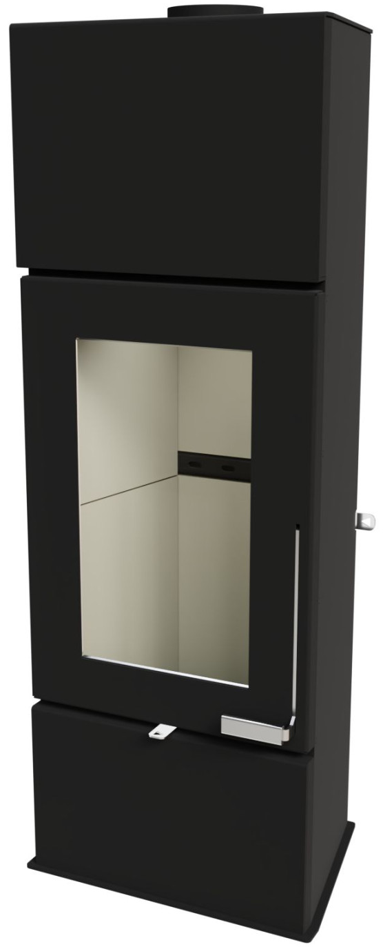 KRETZ AGATHA 8 kW, černé 53x42x143 cm